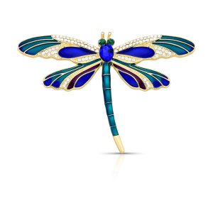 Broche Libélula Verde